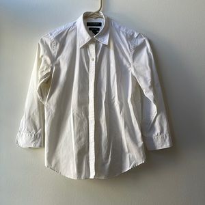 Ralph Lauren White Button Down Non-Iron Shirt